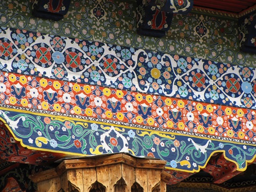 Hand Drawn Ceilings, Central Asia Travel